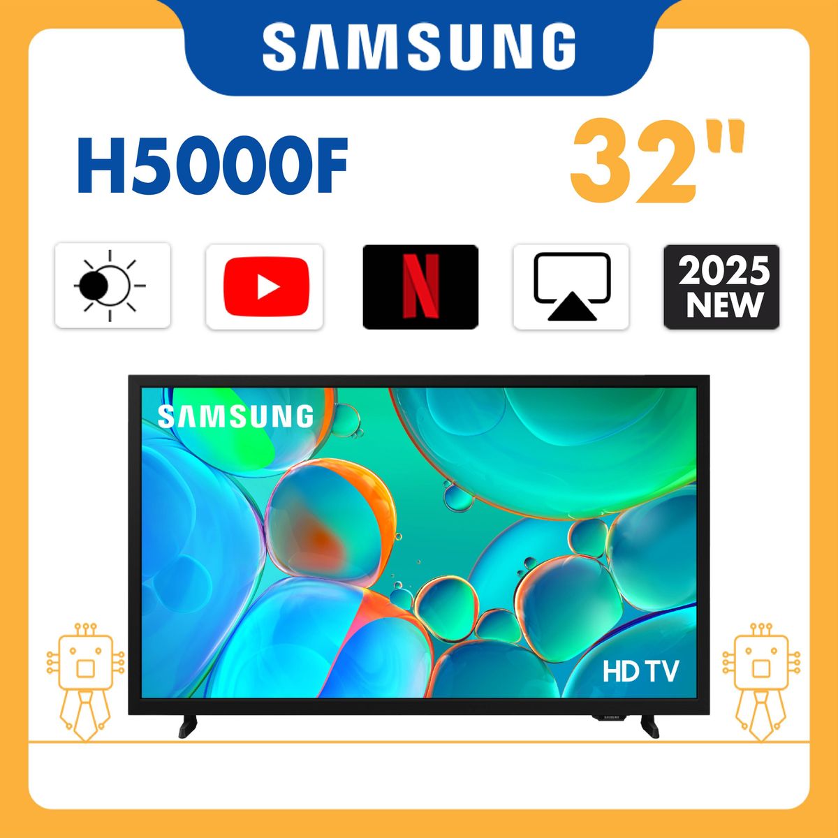 32" HD H5000F Smart TV 智能電視 UA32H5000FJXZK 32H5000F 三星 Smart TV 三星 32吋 Google TV Netflix Youtube