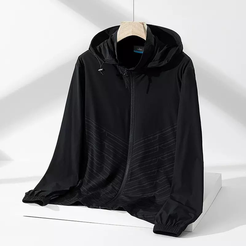 情侣款冰丝防晒衣夏季可脱卸帽户外防晒服男士速干透气单层薄外套