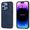 適用於iPhone 16 Pro 黑邊雙色牛皮紋PU手機殼（黑色）
