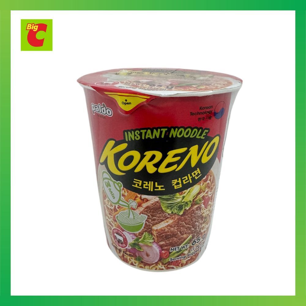 KORENO CUP BEEF NOODLE 65G [Expiry date: 14 Apr 2026]