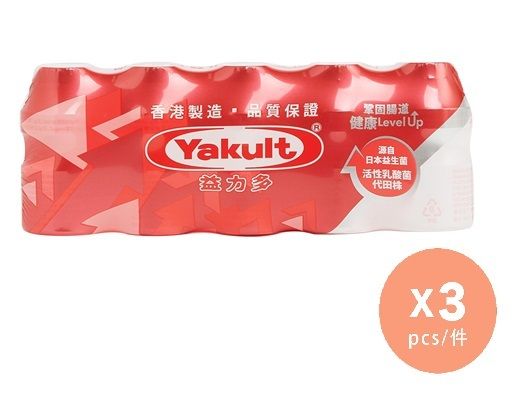 活性乳酸菌飲品(冷凍) 100毫升 X 5支 X 3