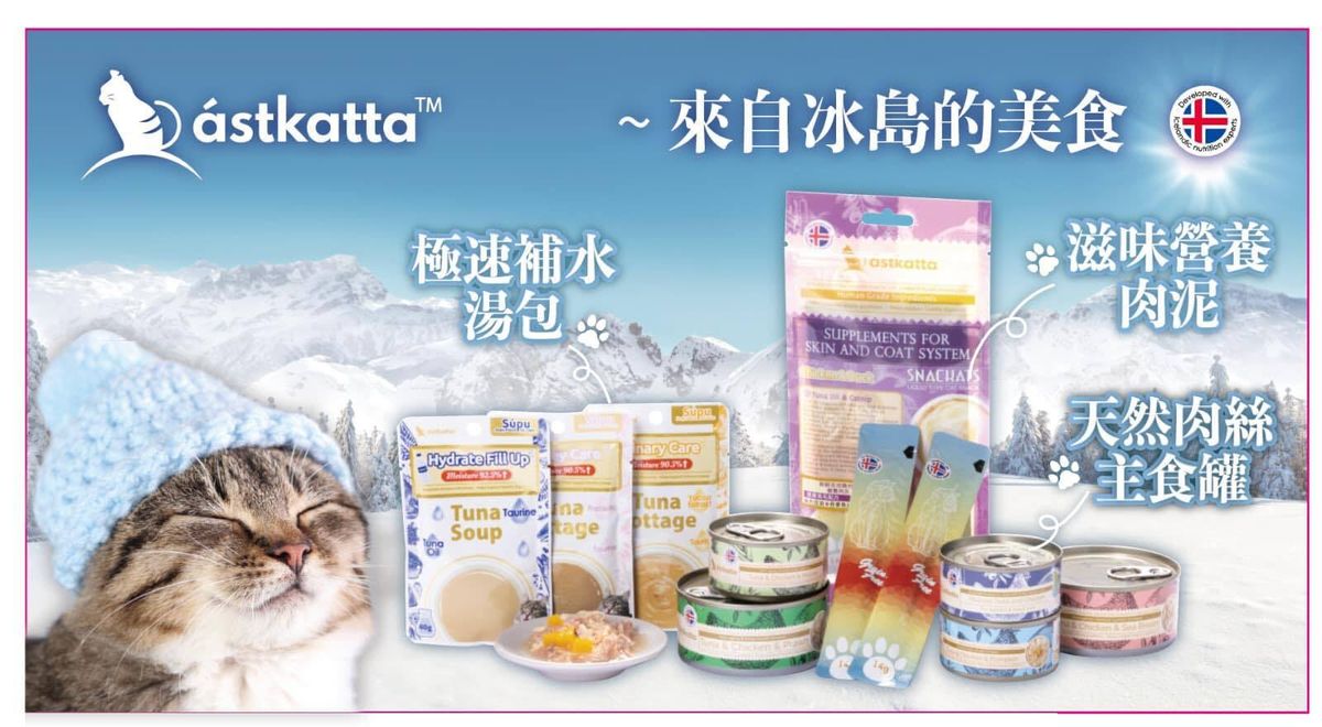 ástkatta (Kitten&Cats) Chicken Mousse Cat Can Food (80gx6