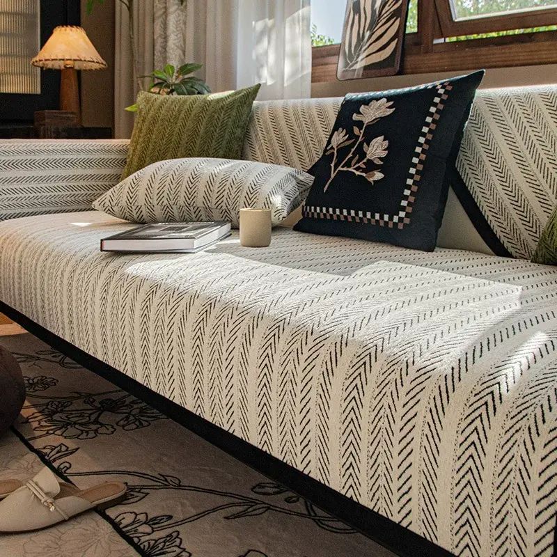 复古法式沙发垫 四季通用雪尼尔沙发套 罩盖布巾