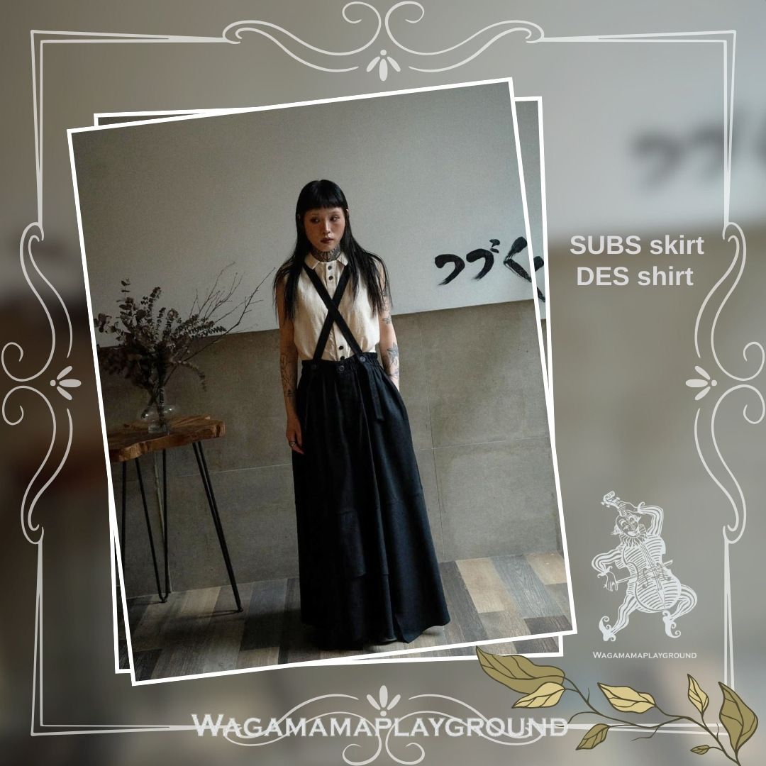 套裝 (半身裙+襯衫) #男女同款 #日本布料 #香港製造