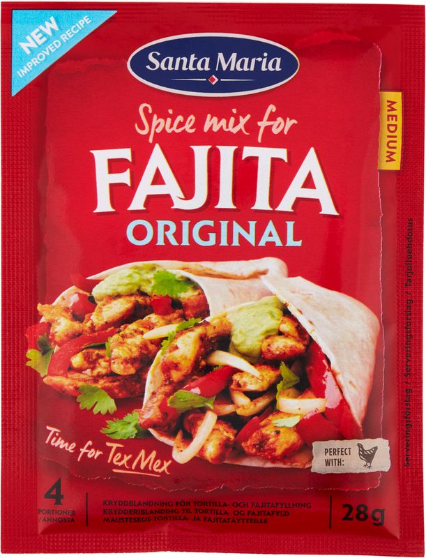 Fajita Spice Mix Original 28g