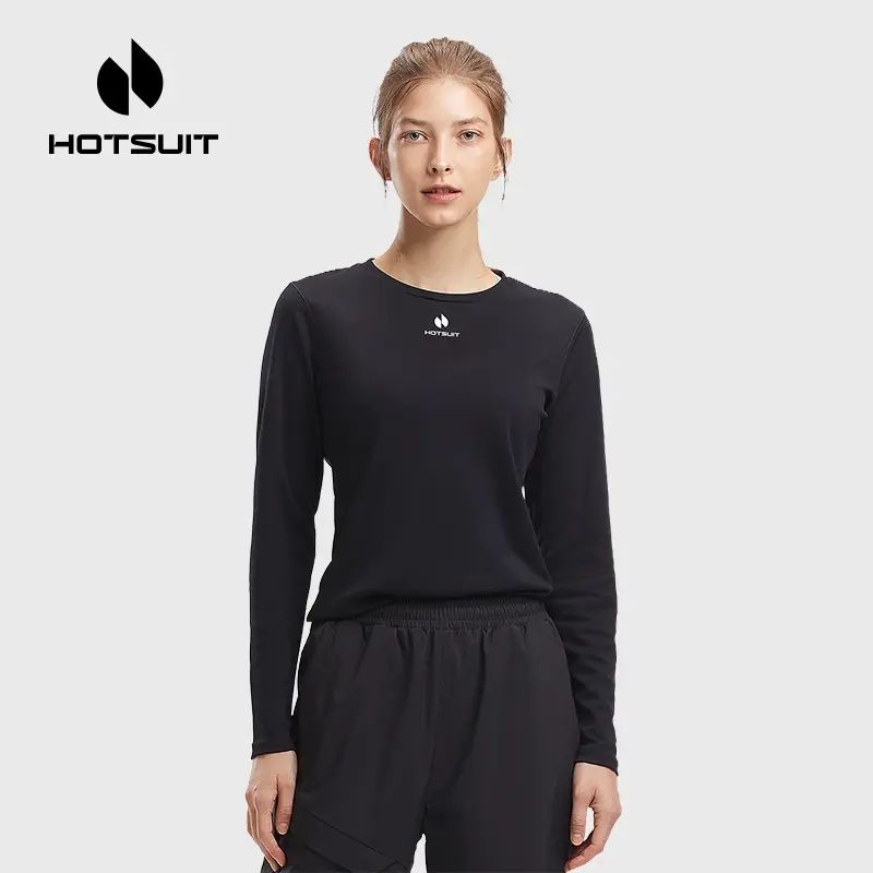 hotsuit後秀長袖T恤女騎行服2025秋季新款吸汗訓練服跑步運動健身6931925911871