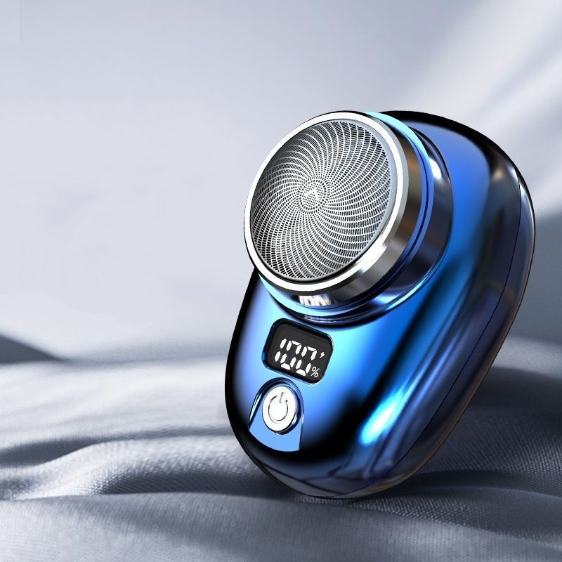 Light Blue Handheld Razor #N/A | C49B (ice blue) portable men's mini shaver Electric Shaver ...