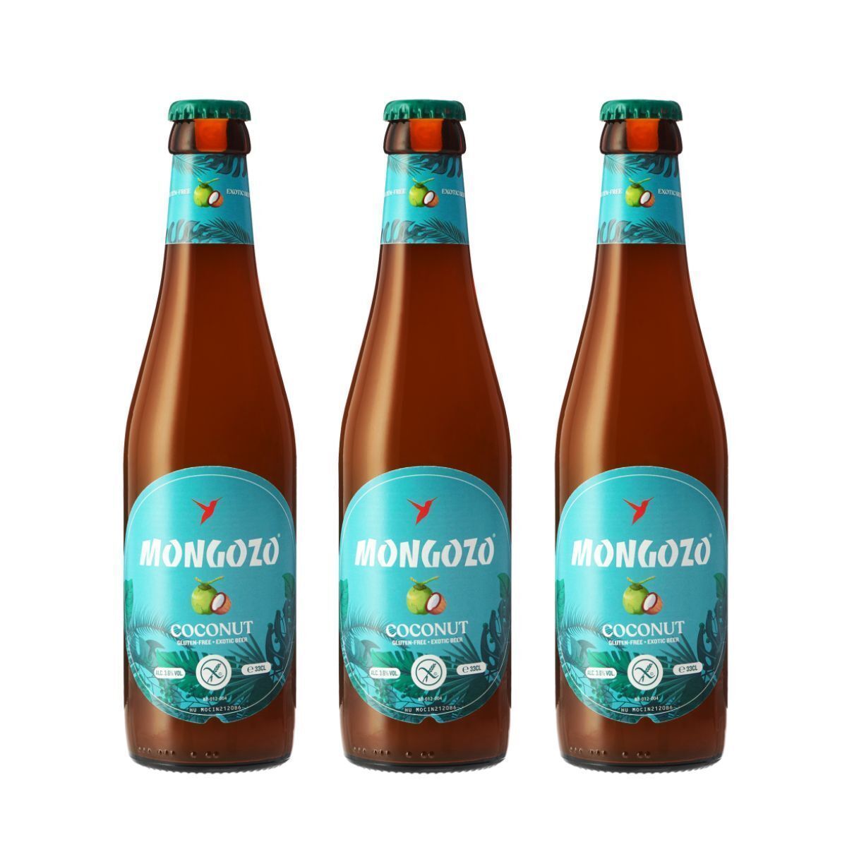 比利時椰子水果啤酒 Mongozo Coconut Fair Trade White Fruit Beer  330ml * 3枝裝(新舊包裝隨機發貨)