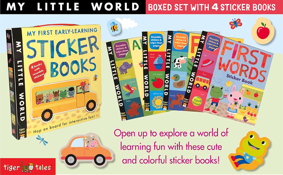 My First Early-Learning Sticker Books | Farm Colors Animals First Words|Fun Learning|Parallel Import