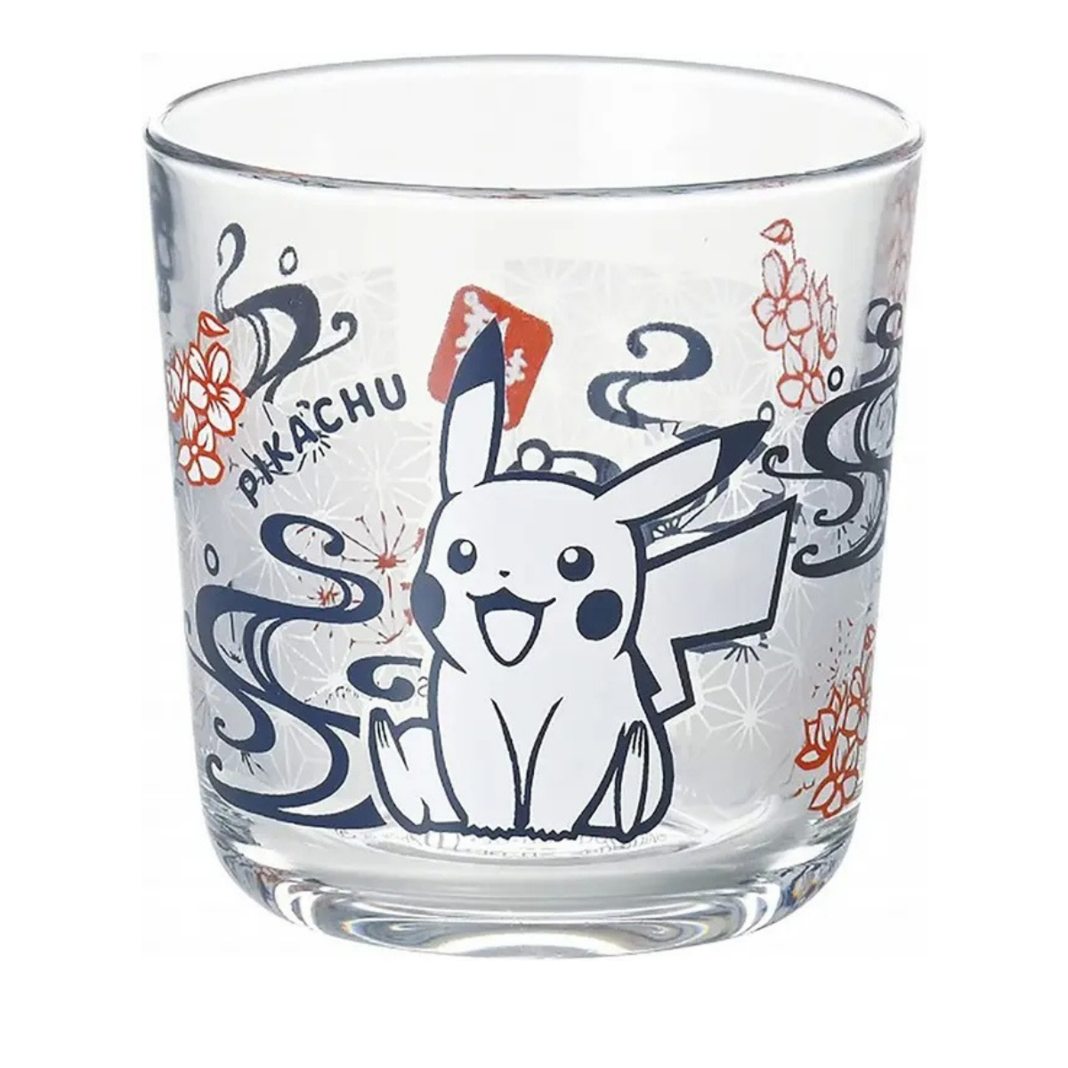 Made in Japan Pikachu cup Glass Pokemon Cutout Wide Tumbler cup water cup tea cup Parallel Import