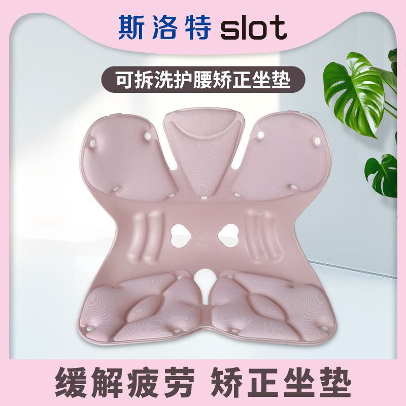 人体工学护腰坐姿椅 久坐不累靠垫 透气座椅护腰靠垫 靠垫可拆洗#3010