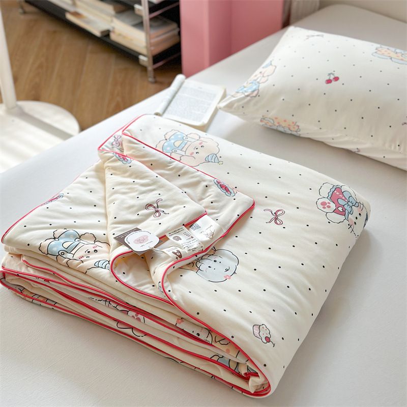 Cartoon Air Conditioner Quilt|A-class Maternal and Child Knitted Cotton|Summer Quilt(LCA490)