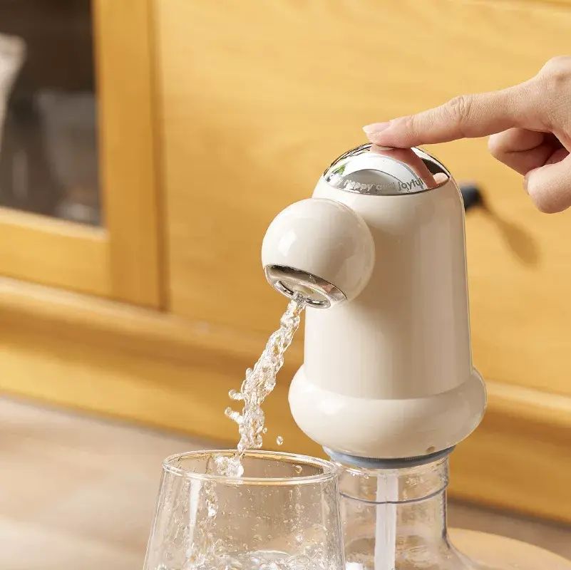 卡通雙泵觸控感應抽水器桶裝水礦泉水電動抽水泵自動上水器取水器