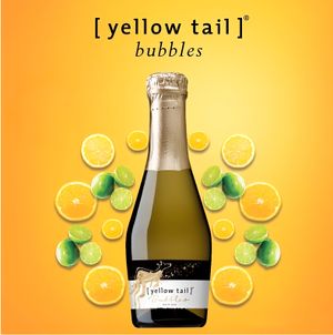  Yellow Tail Bubbles Sparkling White Wine 