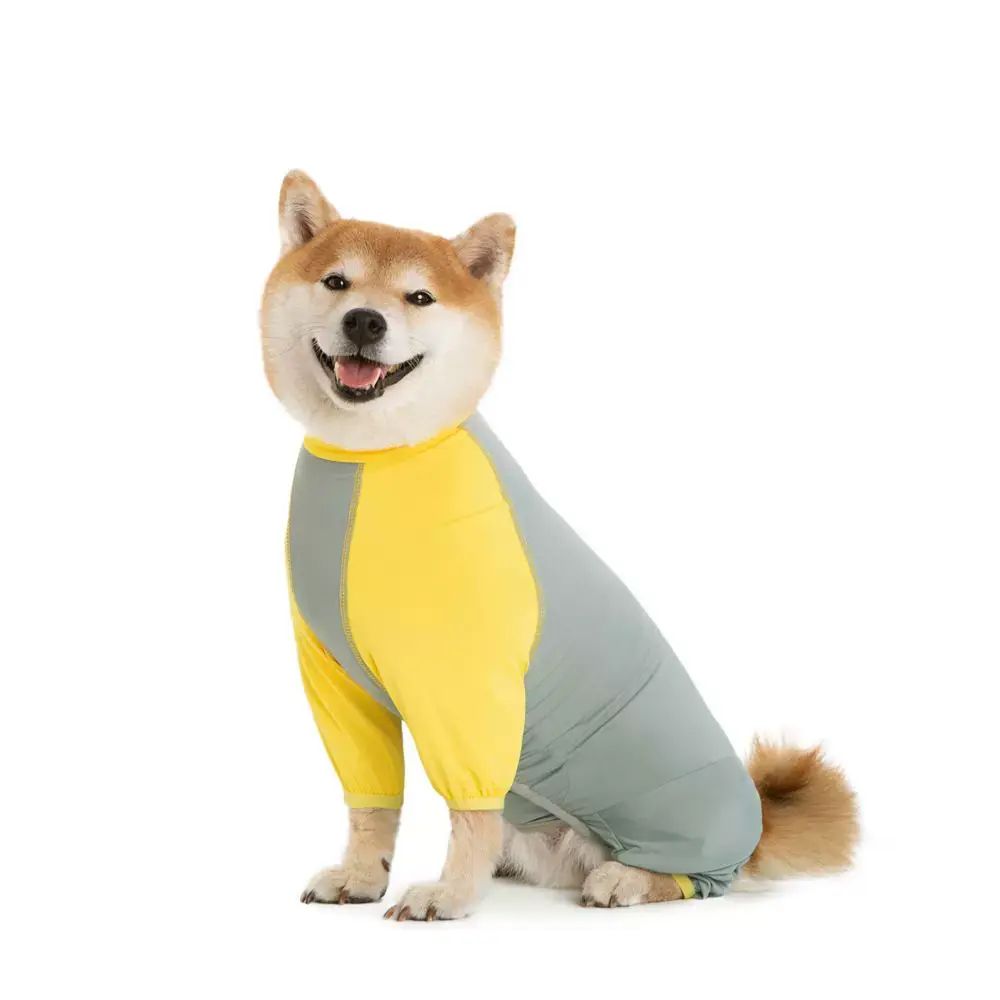 冰絲防曬速幹中大型犬拉布拉多柴犬春夏季四腳全包肚狗狗衣服