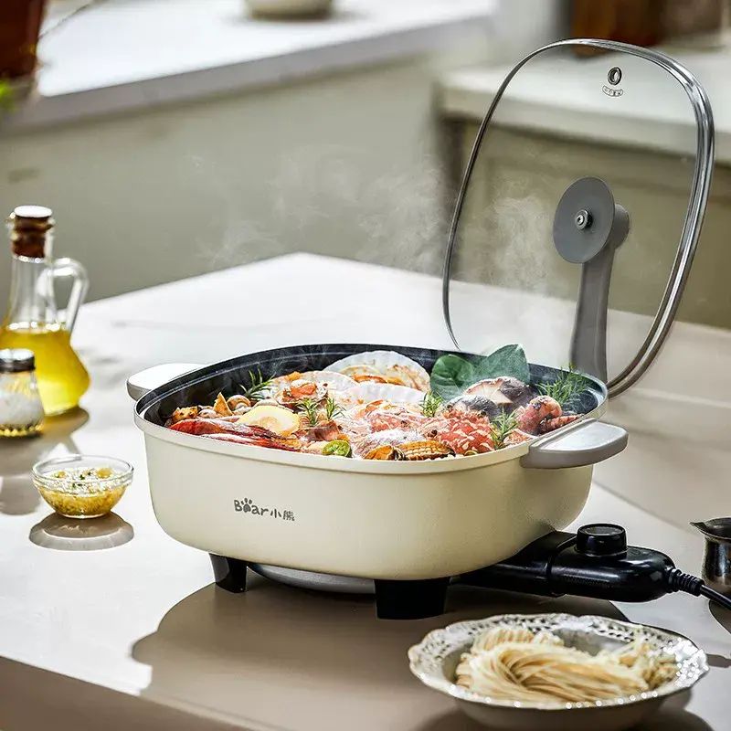 Bear Electric Hot Pot DHG-D60P3 Non-Stick All-in-One