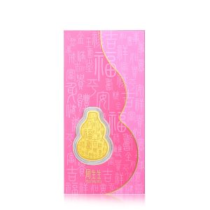 生生有禮 「珍藏篇」999.9黃金福祿葫蘆足金金片 