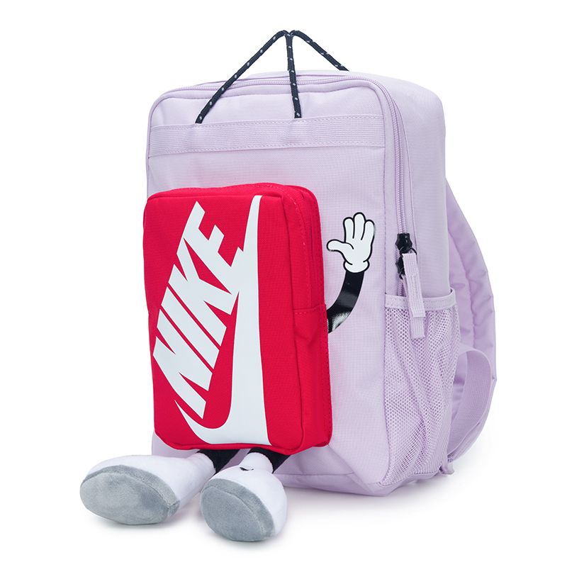 Nike Kids Y NK BOXY BKPK Dual Shoulder Bag HM9973-010-Black/White/University Red MISC