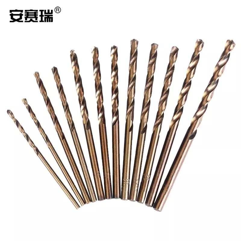 安赛瑞 直柄含钴高速钢麻花钻头 钻头（10支装）