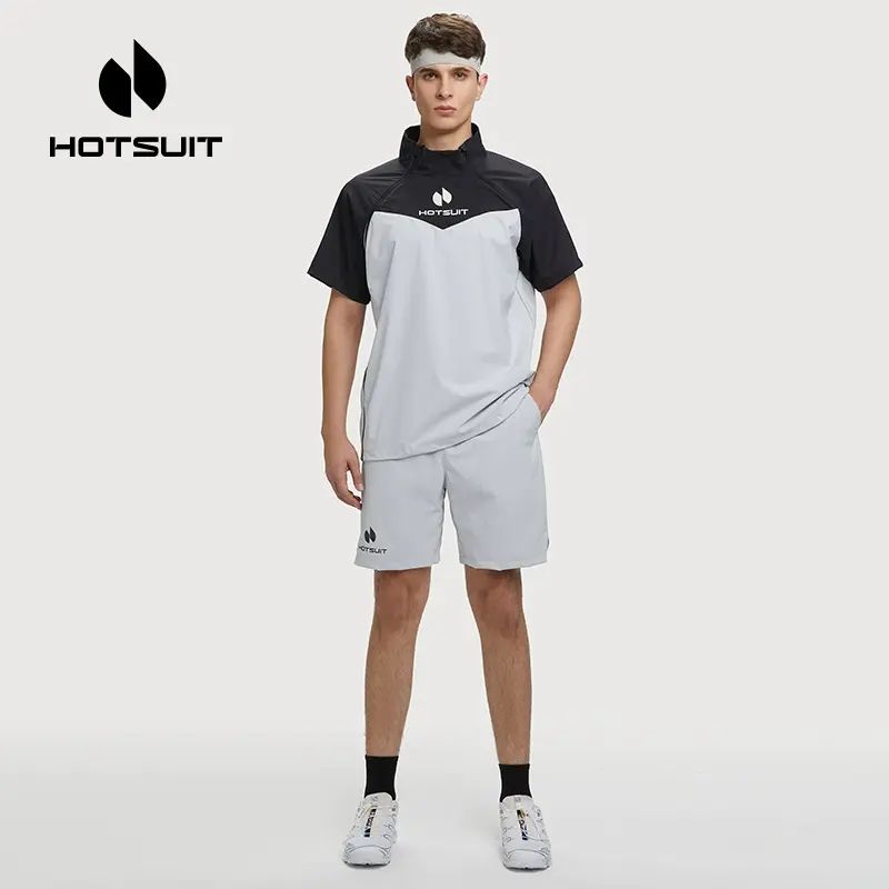 hotsuit后秀暴汗服女跑步运动健身服套装透气舞蹈生专用发汗服6941774787329