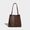 Soft leather bucket bag Autumn and winter genuine leather commuter large capacity tote bag texture