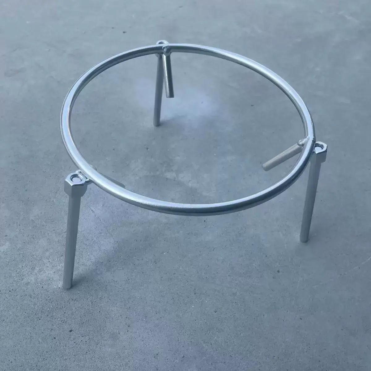 Fire rack stainless steel tripod thickened fire rack iron tripod household round large pot rack ext