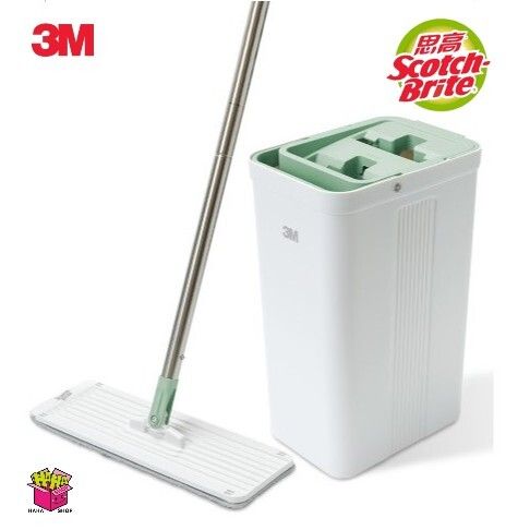 3M™ - Scotch-Brite™  HFB  Handsfree Flat Mop with Compact Bucket  
