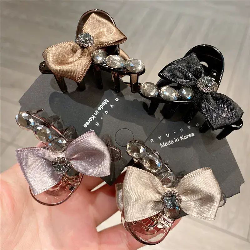 Crystal Butterfly Hair Clip Women's Side Fringe Clip