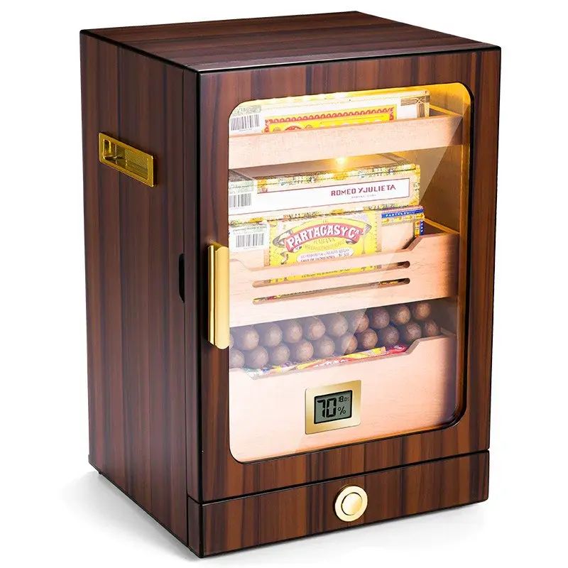 Qie Long Cigar Box Cedar Cigar Humidor