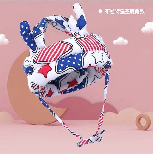 嬰兒防摔護頭帽（布魯特星空鹿角款）（尺寸： 70*10*2.5CM）
