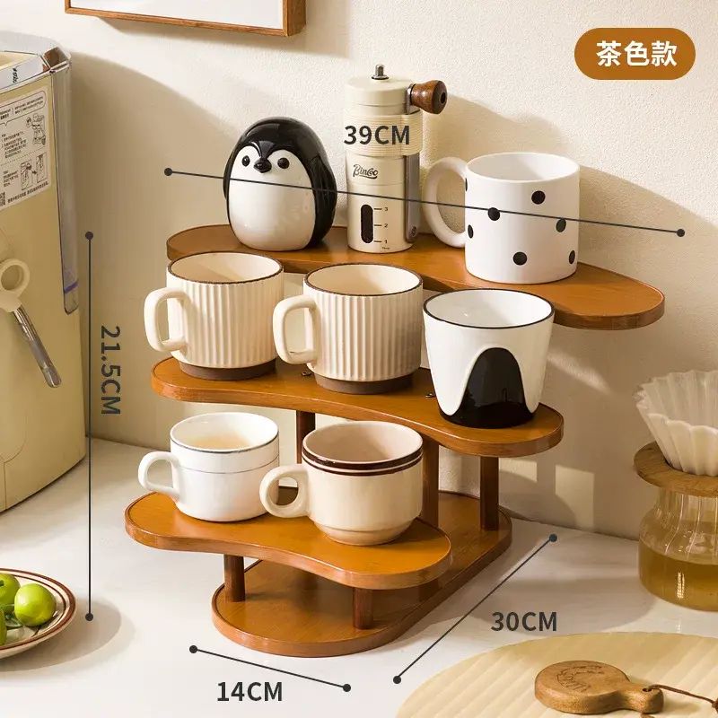 Desktop Storage Shelf, Cup Holder, Perfume Cup, Small Decoration, Cosmetics, Wine Step Display Rack