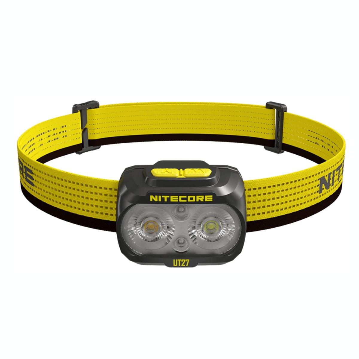 UT27 Pro Dual Beam Lightweight Trail Running Headlamp (with 2x 1500mAh Batteries)