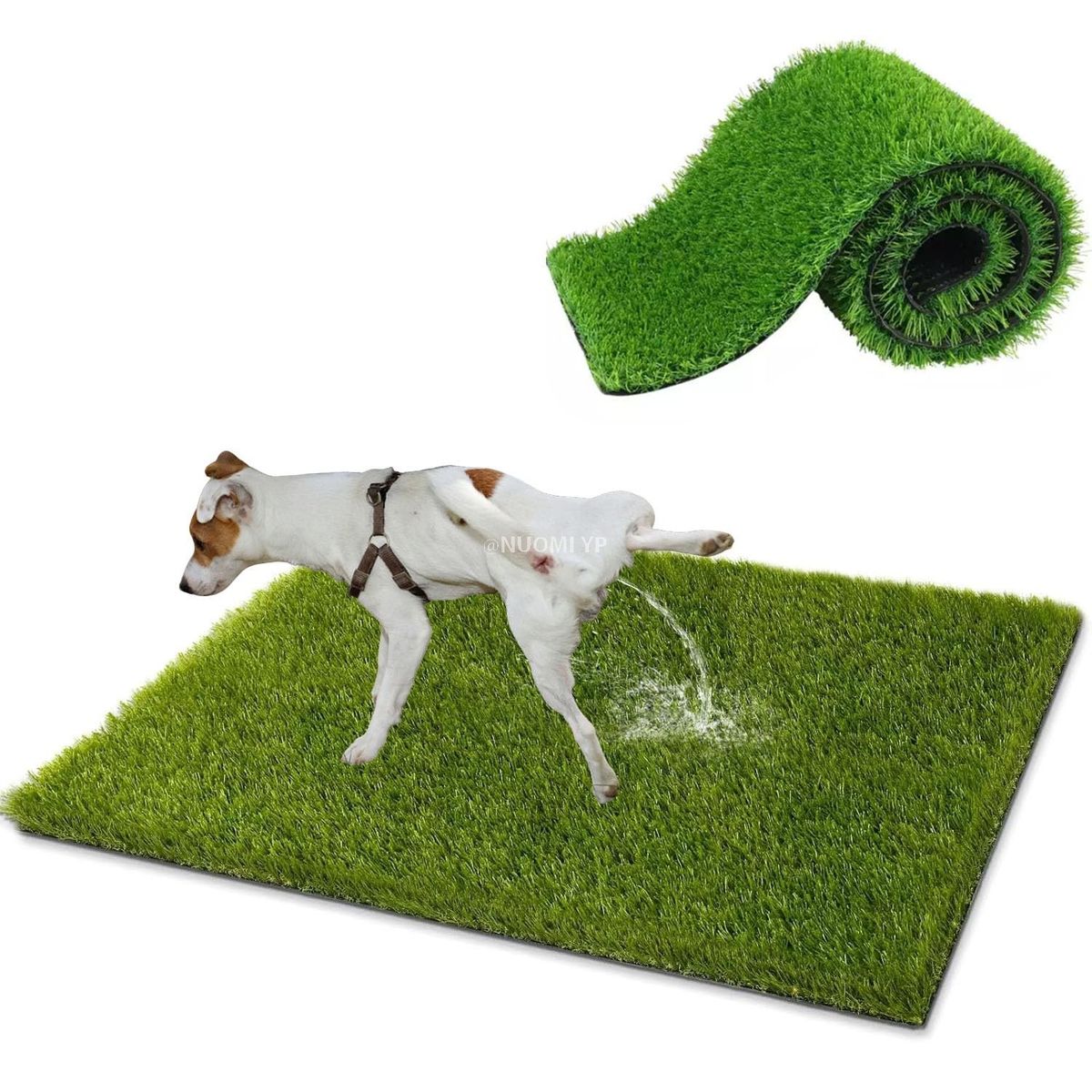Dog Training Mat, Artificial Grass Synthetic Lawn Pad, Washable and Reusable, Suitable for Small and