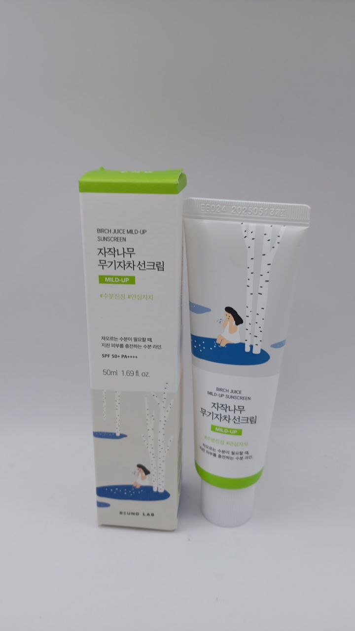 ROUND LAB - Birch Mild-Up Physical Sunscreen SPF50+PA++++ 50ml【parallel import】8809782558523 EXP.202