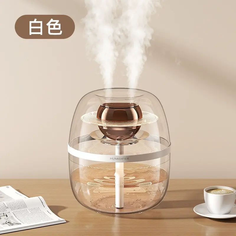 新款雙噴3L加濕器usb大容量家用靜音臥室辦公室小夜燈雙噴加濕