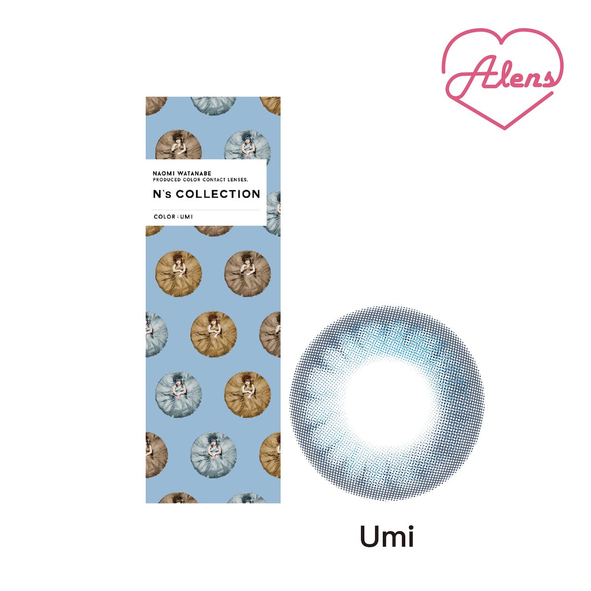 PIA N's Collection Umi 日拋 10片,度數:-3.25