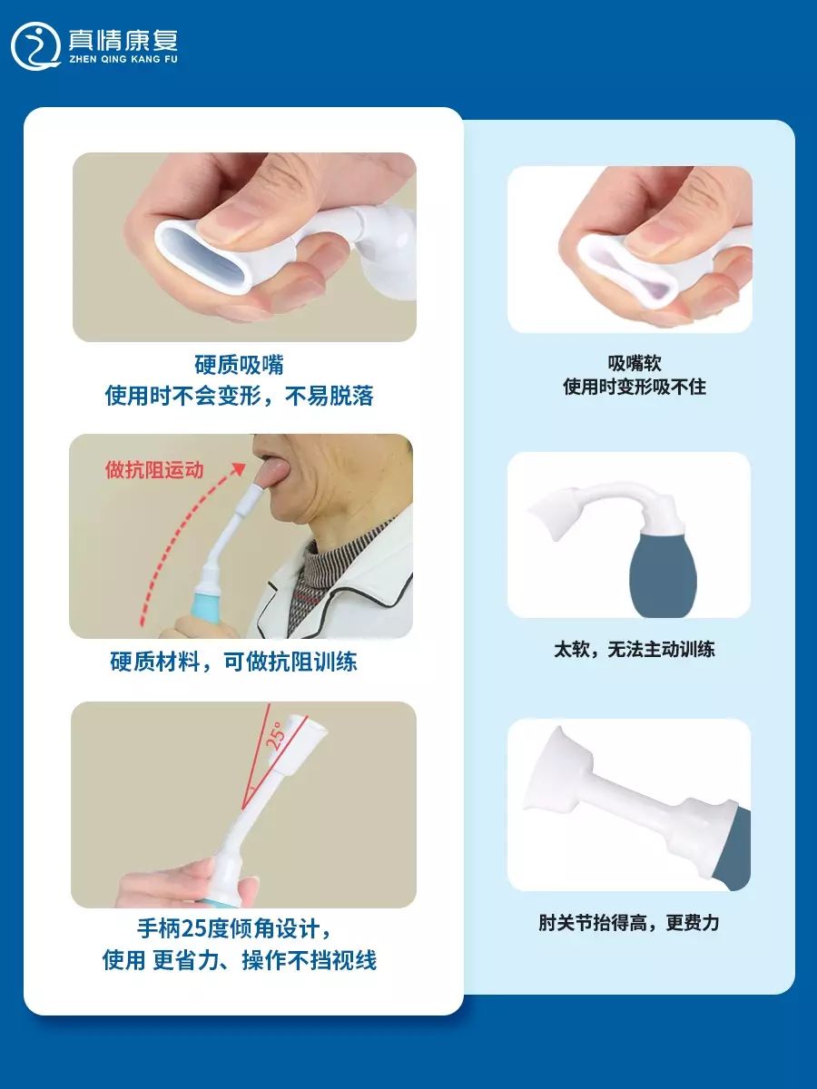 吸舌器康复器老人康复拉舌器舌肌训练器夹舌头康复拔舌器吞咽训练