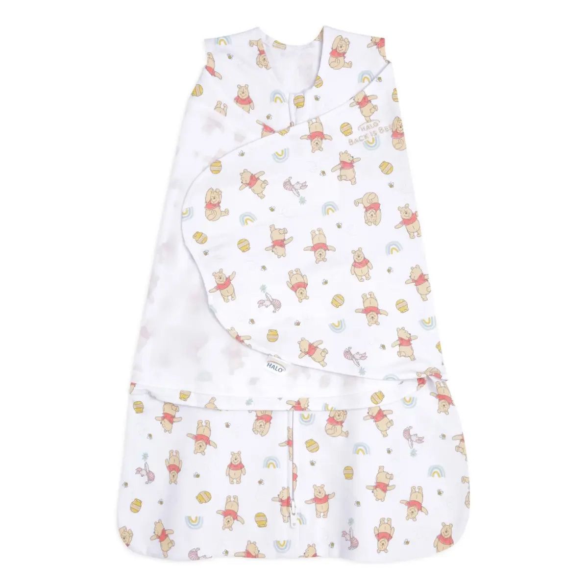 [NEW DISNEY](Summer/ S /3-6mth) Halo 2 in 1 Swaddle + Sleepsacks (Winnie the Pooh Rain/ Cotton) 4988