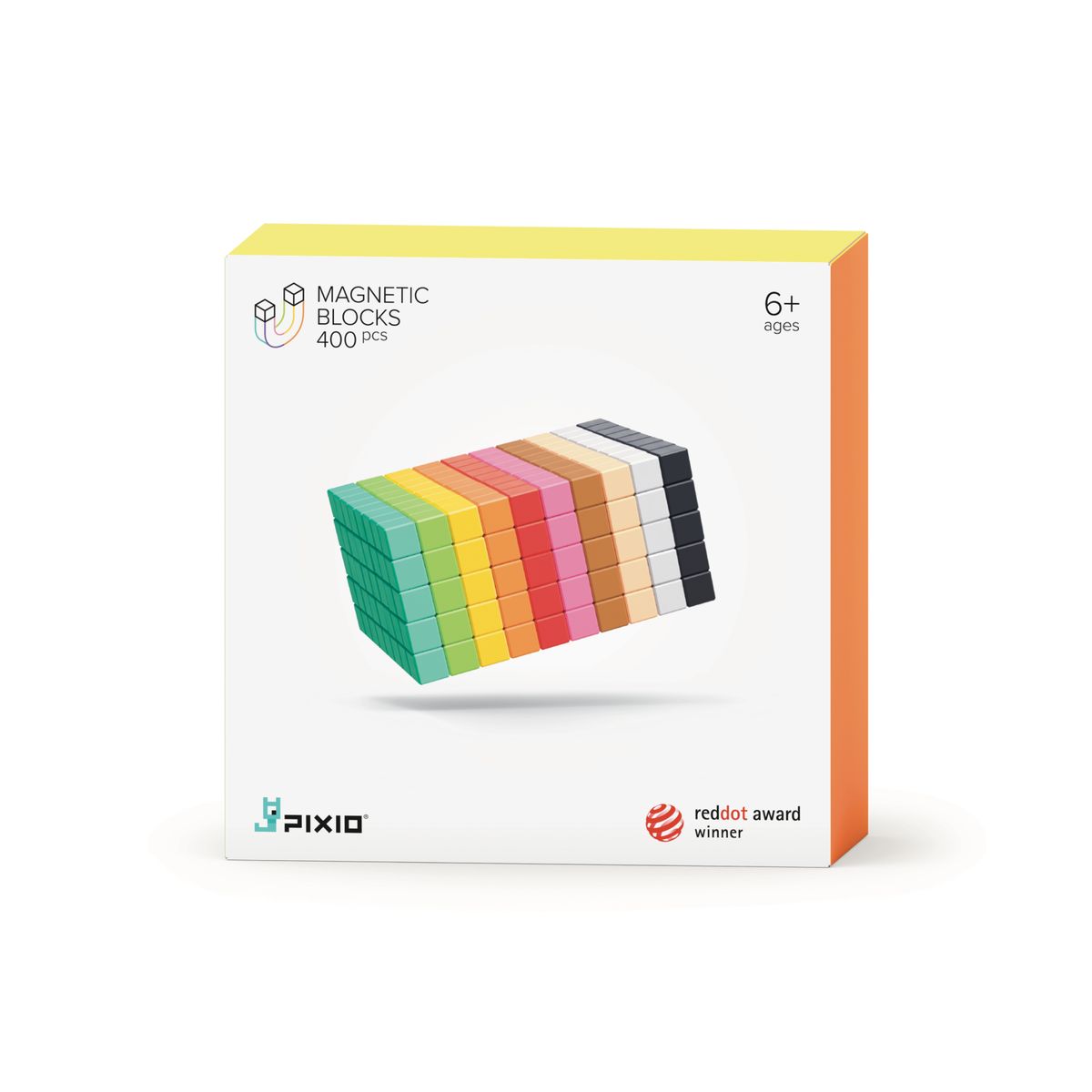 Magnetic blocks 400 - pixel style 3D art creation cube