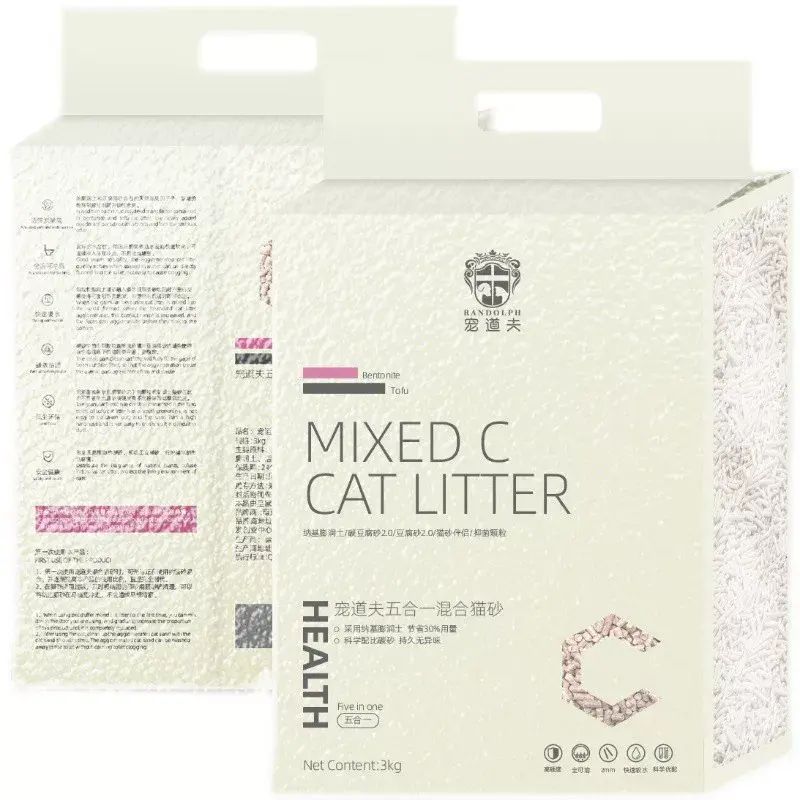 Mixed Cat Litter Deodorizing Activated Carbon Milk Fragrance Tofu Cat Litter