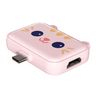 3 In 1 Type-C Docking Station USB Hub For iPad / Phone Docking Station 3H HDMI+PD+USB3.0 Pink