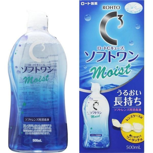Rohto C3 Contact Lenses Multi-purpose Solution Moist 500ml Parallel Import