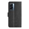 For OPPO A57 5G Dual-side Magnetic Buckle Flip Leather Phone Case For OPPO A57 5G (Black)