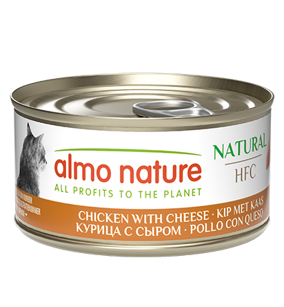 HFC Cat Canned - Chicken & Cheese Natural 70g[新舊包裝隨機發貨]