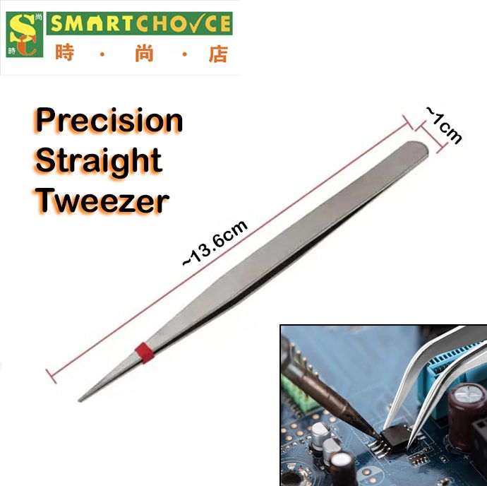 精密直鑷子（鑷子）（用於製程、電子、焊接、醫療和實驗工作的鑷子）（尖頭）