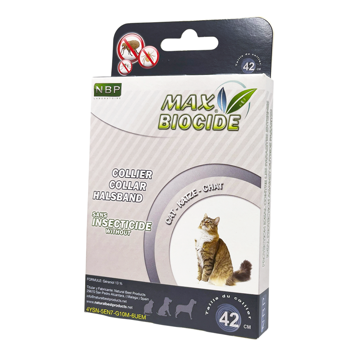 貓用驅蚤頸帶 42cm (ref: NBP50000) 