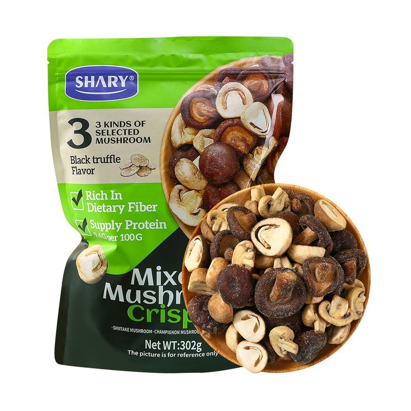 Sam's Club SHARY Compost Mushroom Crisps 302g Made from three carefully selected mushrooms.