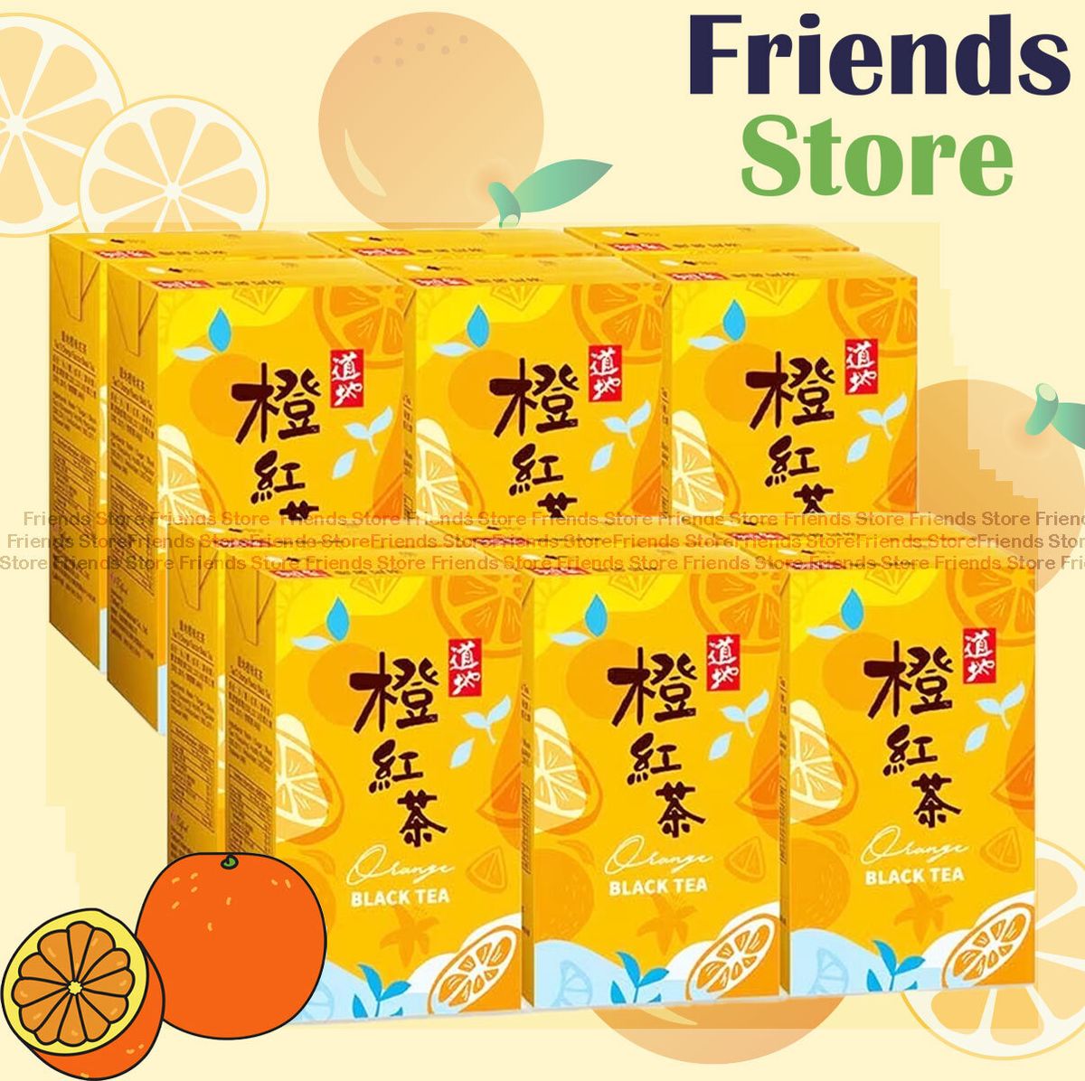 紙包裝 橙紅茶 (250毫升 X 6 X 2)
