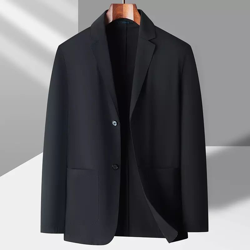 冰丝防晒西服男夏季薄款无感休闲便服单西商务垂感免烫小西装外套