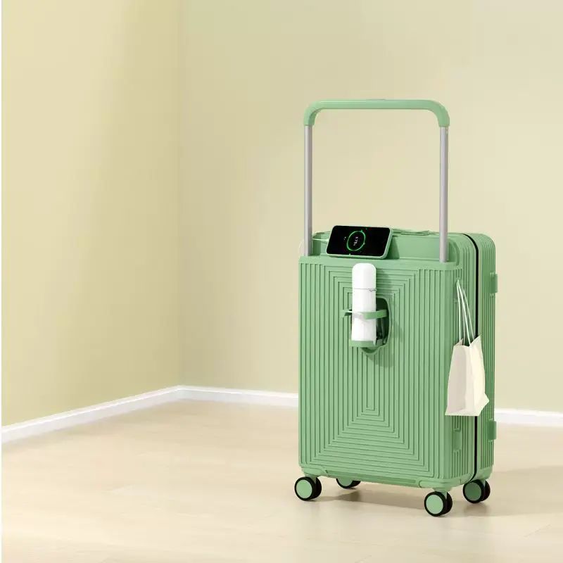 Wide Pull Rod Box Double Layer Explosion-Proof Zipper Luggage